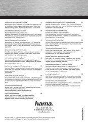 Hama Slim-Touch 00095244 Manuel D'utilisation