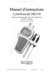 EUTECH INSTRUMENTS CyberScan pH 300 Manuel D'instructions