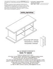 Atlantic 36835673 Instructions D'assemblage