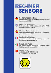 Rechner Sensors IAS-20 Serie Notice D'utilisation