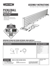 Lifetime Pickleball 91062 Instructions D'assemblage