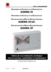 Aviss AGEMA III-UC Notice De Montage, Mise En Service, Exploitation Et Maintenance