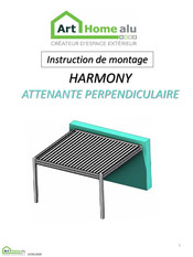Art Home alu HARMONY Instructions De Montage