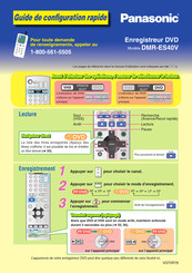 Panasonic DMR-ES40V Guide De Configuration Rapide