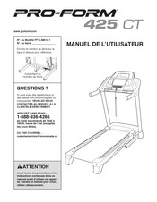 Pro-Form 425 CT Manuel De L'utilisateur