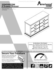 Ameriwood HOME 5594500COM Instructions D'assemblage