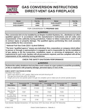 Empire Comfort Systems DVCD32FP7 Serie Guide Rapide