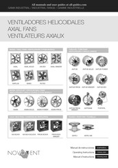 Novovent AXITUB POWER Manuel D'instructions