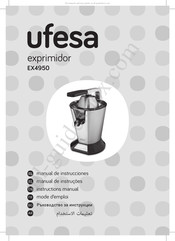 UFESA exprimidor EX4950 Mode D'emploi