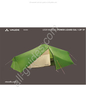 Vaude Power Lizard sul 1-2P Manuel D'instructions