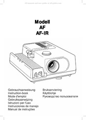 Braun Reflecta AF-IR Serie Mode D'emploi