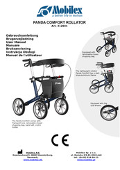 Mobilex Panda comfort rollator Manuel De L'utilisateur