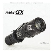 Heider CFX Super Power Manuel D'instructions