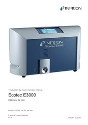 Inficon Ecotec E3000 Traduction Du Mode D'emploi Original