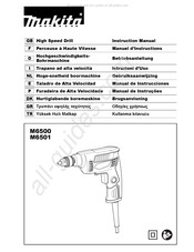 Makita M6501 Manuel D'instructions