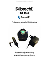 ALAN Electronics Albrecht BT 1000 Manuel D'utilisation