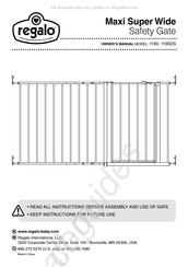 Regalo Maxi Super Wide 1190DS Manuel D'instructions