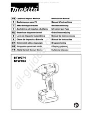 Makita BTW104 Manuel D'instructions