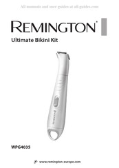 Remington WPG4035 Manuel D'instructions