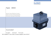 Burkert 3003 Guide Rapide