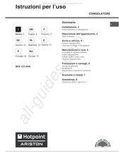 Hotpoint Ariston BFS 121 I/HA Mode D'emploi