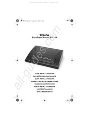 Topcom BR 104 Guide D'installation Rapide