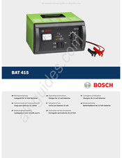 Bosch BAT 415 Consignes D'utilisation