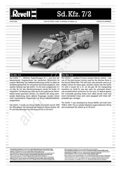 REVELL Sd.Kfz. 7/2 Manuel D'instructions