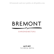 Bremont ALT1-WT Manuel D'instructions