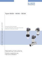 Burkert 8026 Manuel D'utilisation