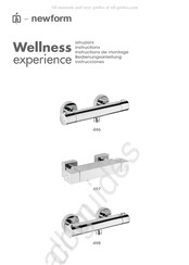 newform Wellness experience 498 Instructions De Montage