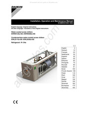 Daikin EWWD400J-SS Manuel D'installation Et D'opération
