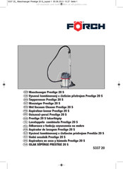 Forch 5337 20 Manuel D'utilisation