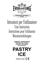 Everlasting PASTRY ICE 70 Instructions Pour L'utilisateur