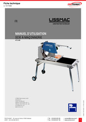 Lissmac ATS 450 Manuel D'utilisation