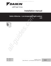 Daikin Altherma ERLQ008CAV3 Instructions D'installation
