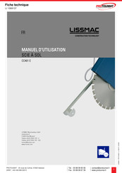 Lissmac CC401 E Manuel D'utilisation