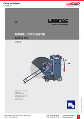 Lissmac CC501 E Manuel D'utilisation