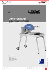 Lissmac ATS 400 Manuel D'utilisation