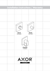 Hansgrohe Axor Starck 10932 Serie Instructions D'installation