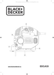 Black & Decker BDOJ620 Traduction Des Instructions D'origine