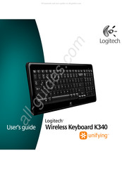 Logitech K340 Mode D'emploi