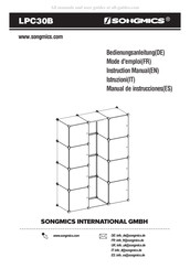 Songmics LPC30B Mode D'emploi