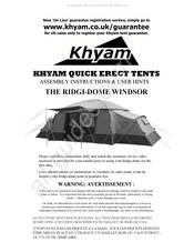 KHYAM Windsor Instructions D'installation