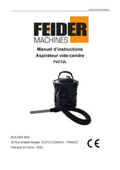 FEIDER Machines FVC12L Manuel D'instructions