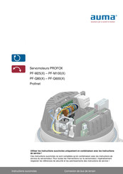 AUMA PROFOX PF-M25X Bref Instructions