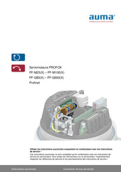 AUMA PROFOX PF-M100 Bref Instructions