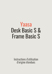 Yaasa Le Minimaliste Frame Basic S Instructions D'utilisation
