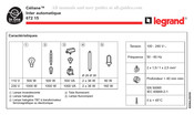 LEGRAND In One Celiane 672 15 Mode D'emploi