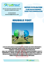 Ludimouv Bubble Foot Notice D'utilisation